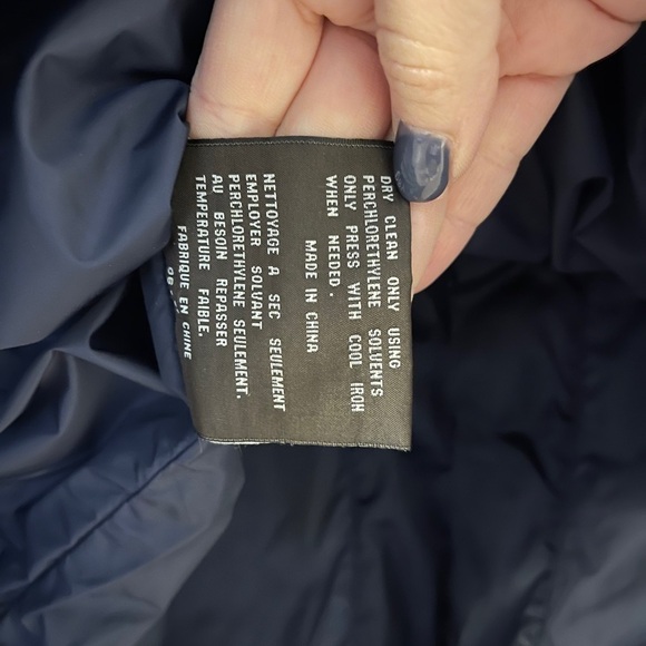 Navy Andrew Marc Puffer, thigh length - Picture 7 of 7